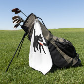 猫用ナイフ ゴルフタオル (グリーン)