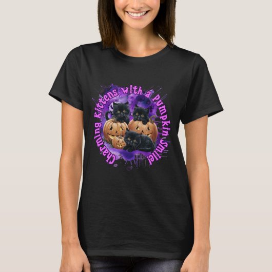 猫用ハロウィンシャツ Tシャツ (正面)
