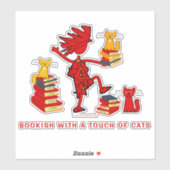 猫用ビニールカスタムシール付き本 シール (シート)