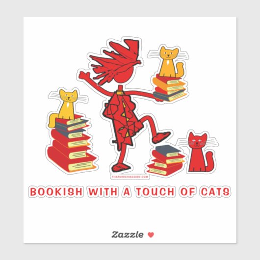 猫用ビニールカスタムシール付き本 シール (シート)