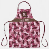 猫用ピンクカモフラージュ エプロン (正面)