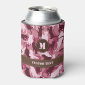 猫用ピンクカモフラージュ 缶クーラー (缶正面)
