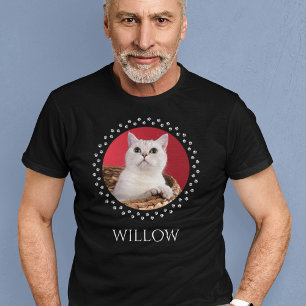 猫用フォトシャツパーソナライズされた- Pet Gift Tシャツ