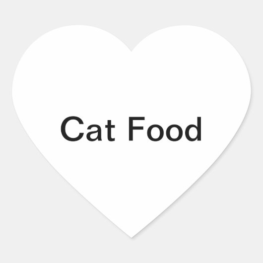 猫用フードシール ハートシール (正面)