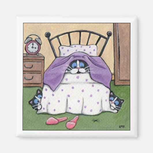 猫用マグネットのスカレイな猫 マグネット (正面)