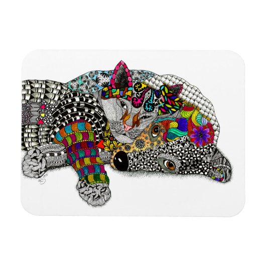 猫用マグネット マグネット (横)