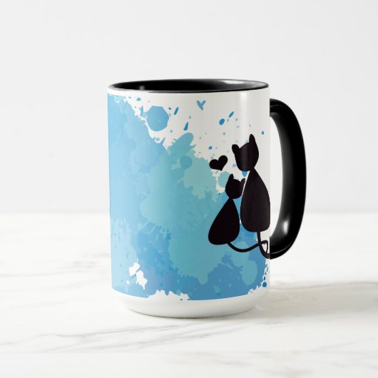 猫用マグ マグカップ (正面右)