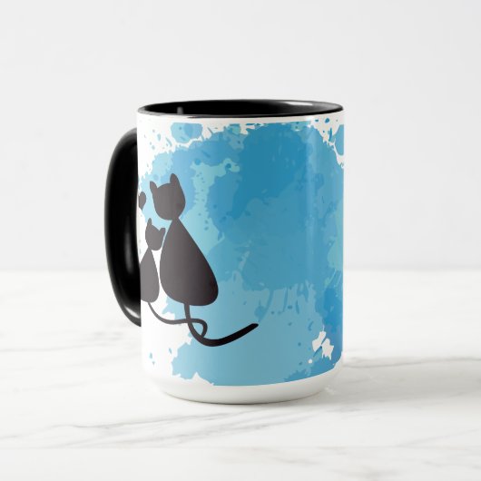 猫用マグ マグカップ (正面左)