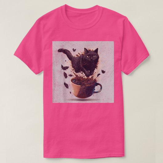 猫用ロボットフランスのフライ Tシャツ (デザイン正面)