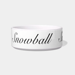 猫用名前をカスタムする付きペットセラミックスボウル ボウル