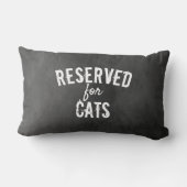 猫用引用文グレイ動揺して用 ランバークッション (裏面)