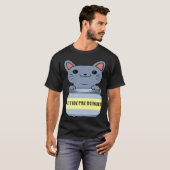 猫用抗うつ病薬 カルシウム Tシャツ (正面フル)