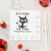 猫用素晴らしTシャクラシックツ 縁ありランチョンナプキン (インサイチュ)