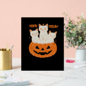 猫用Tクラシックシャツのトリックまたは治療 アクリルサイン (ウェディング)