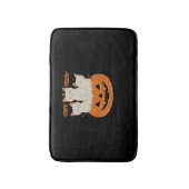 猫用Tクラシックシャツのトリックまたは治療 バスマット (正面縦)