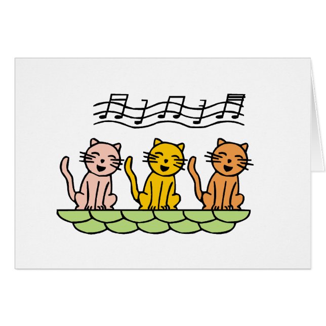 猫用Tシャツとギフトを歌う (正面横)