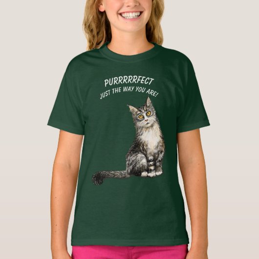 猫用Tシャツを目的とする Tシャツ (正面)