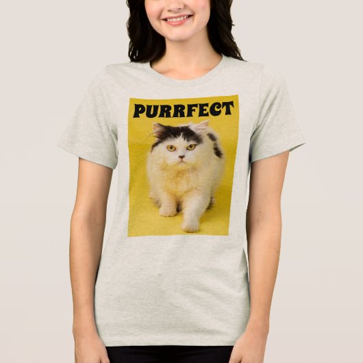 猫用Tシャツ トライブレンドTシャツ (正面)