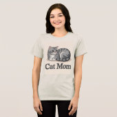 猫用Tシャツ トライブレンドTシャツ (正面全面)