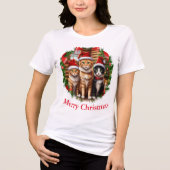 猫用Tシャツ トライブレンドTシャツ (正面)