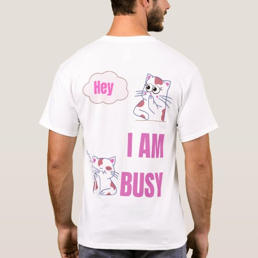 猫用Zzz Tシャツ (裏面)