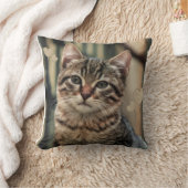 猫画像飾り枕 – 居心地の良いリビングルームDec クッション (ブランケット)