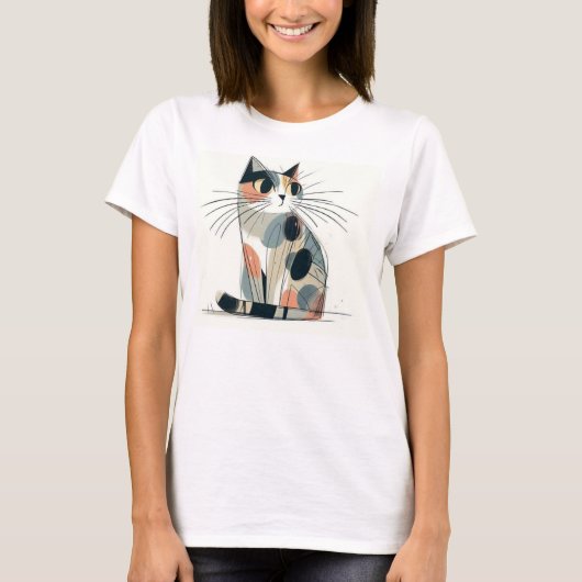猫画像Tシャツ Tシャツ (正面)