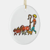 猫番 セラミックオーナメント (右)