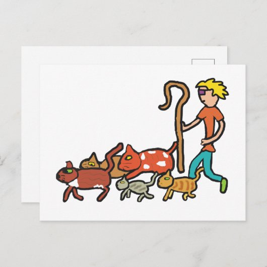 猫番 ポストカード (正面/裏面)