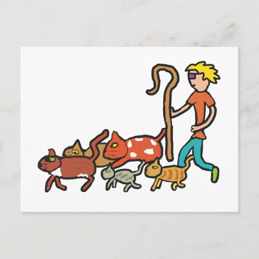 猫番 ポストカード (正面)