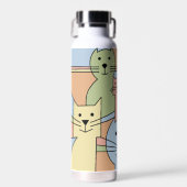猫疑問に思を殺す ウォーターボトル (正面)