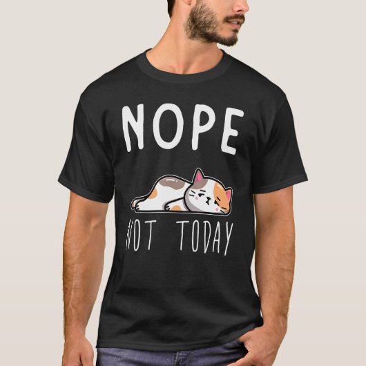 猫疲れ怠惰な猫1 Tシャツ (正面)
