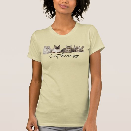 猫療法 Tシャツ (正面)