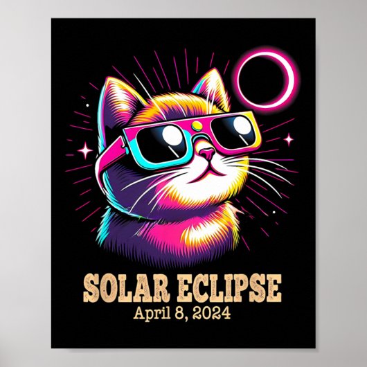 猫皆既食太陽の4月8日 ポスター (正面)