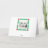 猫目グリーティングカード カード (裏面)