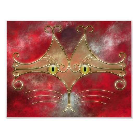 猫目写真プリント フォトプリント            (正面)