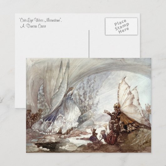 「猫目浮月」 ポストカード (正面/裏面)