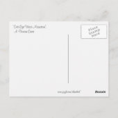 「猫目浮月」 ポストカード (裏面)