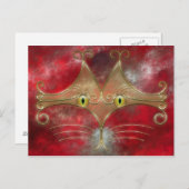 猫目葉書 ポストカード (正面/裏面)