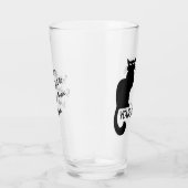 猫眼鏡パーソナライズされた猫好き眼鏡 タンブラーグラス (右)