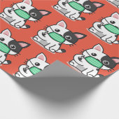 猫着用マスクラッピング紙 ラッピングペーパー (角)