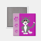 猫磁石 マグネット (正面/裏面)