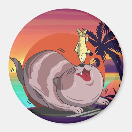 猫磁石 マグネット (正面)