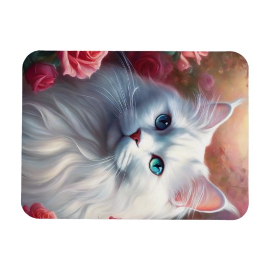 猫磁石 マグネット (横)