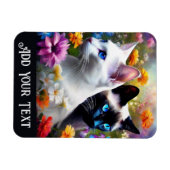 猫磁石 マグネット (横)