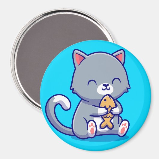 猫磁石 マグネット (正面/裏面)