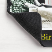 猫祝はケーキとキャンドルの誕生日だ マウスパッド (コーナー)