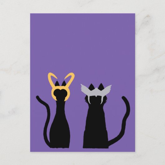 猫神々 ポストカード (正面)