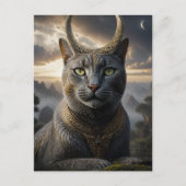 猫神ファンタジー ポストカード (正面)