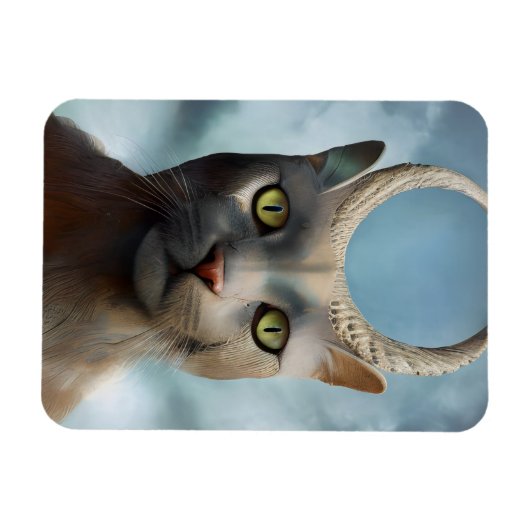 猫神 マグネット (横)